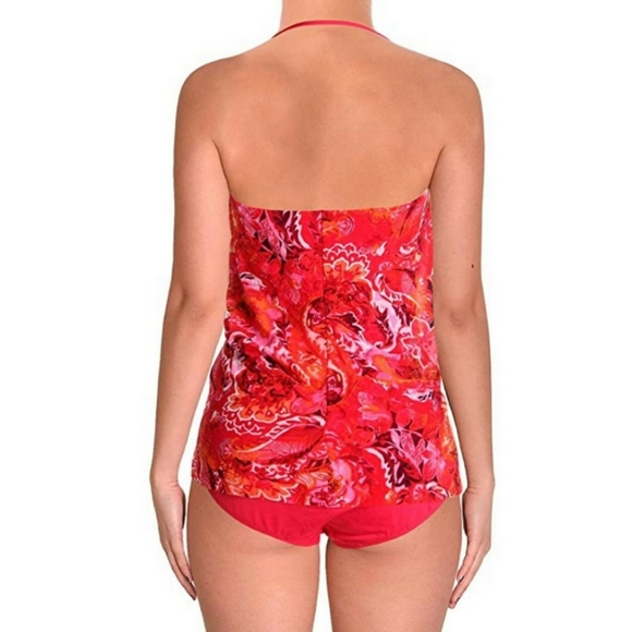 RALPH LAUREN Flyaway Strapless Swimsuit size 4